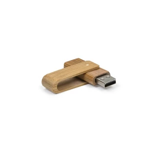 Pen Drive 4GB Giratório Bambu 00034