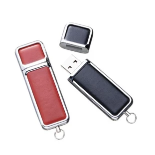 Pen Drive Couro com Tampa
