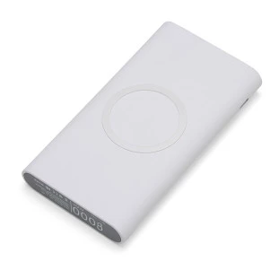 Carregador Portátil Power Bank 8000mAh de Indução