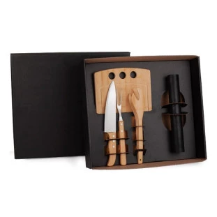Kit Para Churrasco Com Esteira Grill - 5 Pçs