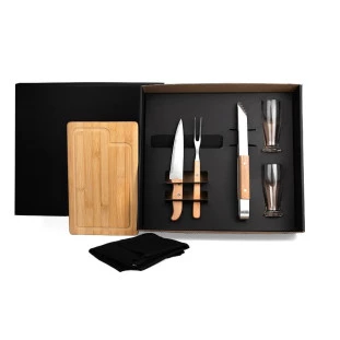 Kit Para Churrasco / Cerveja Com Pegador - 7 Pçs