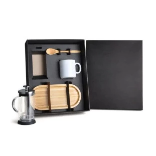 Kit Para Café Com Prensa Francesa - 4 Pçs