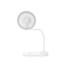 VENTILADOR COM LED E CARREGAMENTO VIA INDUÇÃO