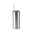 Can Cooler Slim com canudo Stainless Steel Shale | 296ML
