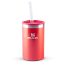 Can Cooler com canudo Stanley Apple Shimmer | 296ML