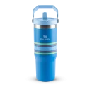 Tumbler Térmico Flip Straw Varsity Azure Stripes | 887ml