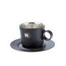 Caneca Daybreak Cappuccino com Pires Stanley Matte Black | 192ML