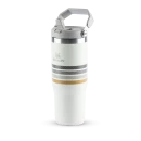Tumbler Térmico Flip Straw Varsity Cream Ash Stripes | 887ml