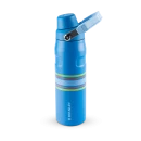 Garrafa Térmica Aerolight Fast Flow Varsity Azure Stripes | 710ml