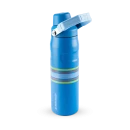 Garrafa Térmica Aerolight Fast Flow Varsity Azure Stripes | 710ml
