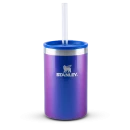 Can Cooler com canudo Stanley Sapphire Shimmer | 296ML