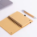 Caderno Capa em Bambu c/ Caneta (14x09cm) extra