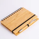 Caderno Capa em Bambu c/ Caneta (18x13cm) extra