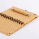 Caderno Capa em Bambu c/ Caneta (18x13cm) extra
