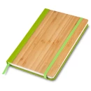 Caderno Capa em Bambu e PU extra