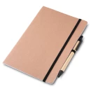Caderno capa em papel Kraft com caneta extra