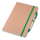 Caderno capa em papel Kraft com caneta extra