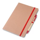 Caderno capa em papel Kraft com caneta extra