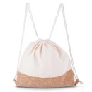 Sacola/Mochila em Algodão e Cortiça 140g/m² (39x37x8,5cm) extra