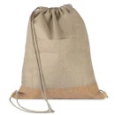 Sacola/Mochila em Poliéster 600D e Cortiça (34x38x9cm) extra
