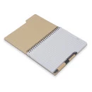 Caderno Capa em Papelão Reciclado c/ Caneta extra