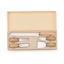 KIT TALHERES P/ QUEIJO C/ 5 PEÇAS 