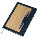 Caderno Capa em RPET e Bambu extra