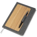 Caderno Capa em RPET e Bambu extra