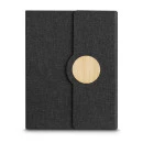 Caderno Capa em RPET e Detalhe em Bambu extra