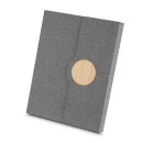 Caderno Capa em RPET e Detalhe em Bambu extra