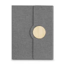 Caderno Capa em RPET e Detalhe em Bambu extra