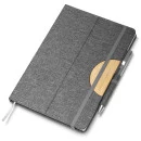 Caderno Capa em RPET e detalhe em Bambu extra