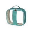 NECESSAIRE EM PVC E PU TAM.M