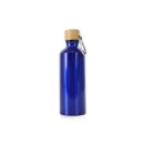 GARRAFA ALUMÍNIO 500ML TAMPA BAMBU
