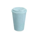 COPO FIBRA DE ARROZ C/ TAMPA 450ML