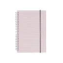 CADERNO COM CAPA PLÁSTICA