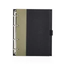 CADERNO FICHÁRIO DE COURO SINTÉTICO