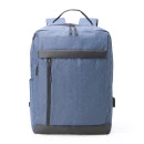MOCHILA DE NYLON COM DET. EM COURO SINT.