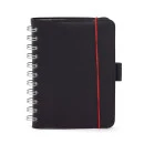 CADERNETA DE COURO SINTÉTICO