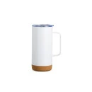 CANECA TÉRMICA COM CORTIÇA DE 500ML