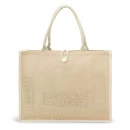 SACOLA DE JUTA COM BOTÃO