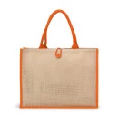 SACOLA DE JUTA COM BOTÃO