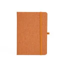 CADERNETA EM LINHO COM PORTA CANETA