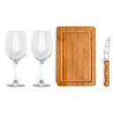 KIT QUEIJO E VINHO - 4 PÇS