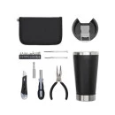 KIT COPO TÉRMICO E CONJUNTO DE FERRAMENTAS - 17 PÇS