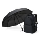 KIT MOCHILA, GUARDA-CHUVA E GARRAFA - 3 PÇS