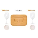 KIT PETISCO E VINHO - 8 PÇS