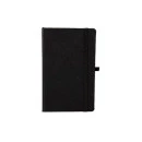 CADERNETA C/ PAUTA PRETO - 12,2X17 CM