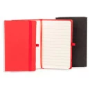 CADERNETA C/ PAUTA VERMELHO - 14X21 CM