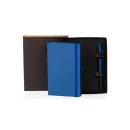 CADERNETA P/ ANOTAÇÕES COM CANETA - AZUL